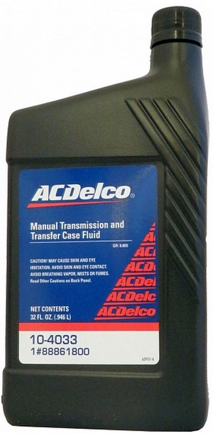 Объем 0,946л. AC DELCO Manual Transmission And Transfer Case Fluid - 88861800 - Автомобильные жидкости. Розница и оптом, масла и антифризы - KarPar Артикул: 88861800. PATRIOT.