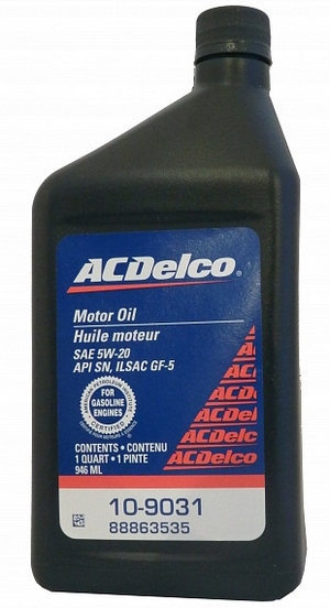 Объем 0,946л. AC DELCO Motor Oil 5W-20 - 88863535 - Автомобильные жидкости. Розница и оптом, масла и антифризы - KarPar Артикул: 88863535. PATRIOT.