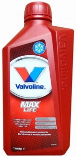 Антифриз готовый красный VALVOLINE MaxLife Coolant 50/50 - 808510 Объем 1л.