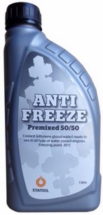 Антифриз готовый синий STATOIL Antifreeze Premix 50/50 - 1042224 Объем 1л.