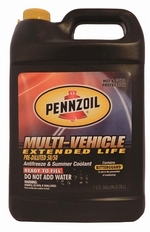 Антифриз готовый желтый PENNZOIL Multi-Vehicle Extended Life 50/50 Pre-diluted - 5066327 Объем 3,785л.