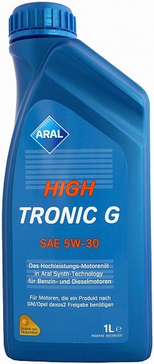 Объем 1л. ARAL HighTronic G 5W-30 - 14FEEE - Автомобильные жидкости. Розница и оптом, масла и антифризы - KarPar Артикул: 14FEEE. PATRIOT.