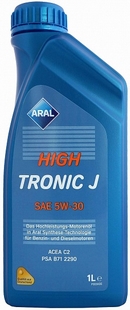 Объем 1л. ARAL HighTronic J 5W-30 - 151CED