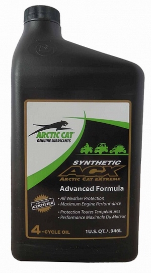 Объем 0,946л. ARCTIC CAT Synthetic ACX 4-Cycle Oil - 1436-434 - Автомобильные жидкости. Розница и оптом, масла и антифризы - KarPar Артикул: 1436-434. PATRIOT.