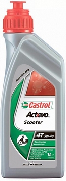Объем 1л. CASTROL Act Evo Scooter 4T 5W-40 - 151A76