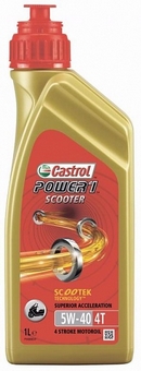 Объем 1л. CASTROL Power 1 Scooter 5W-40 - 15688F