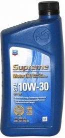 Объем 0,946л. CHEVRON Supreme Motor Oil 10W-30 - 220155719