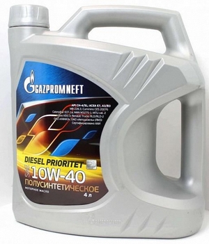 Объем 4л. GAZPROMNEFT Diesel Prioritet 10W-40 - 2389901343 - Автомобильные жидкости. Розница и оптом, масла и антифризы - KarPar Артикул: 2389901343. PATRIOT.