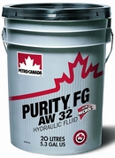 Объем 20л. Гидравлическое масло PETRO CANADA Purity FG AW 32 - PFAW32P20