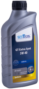 Объем 1л. GT-OIL GT Extra Synt 5W-40 - 8809059407400