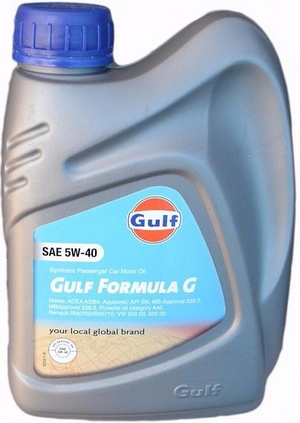 Объем 1л. GULF Formula G 5W-40 - 121007GU01 - Автомобильные жидкости. Розница и оптом, масла и антифризы - KarPar Артикул: 121007GU01. PATRIOT.