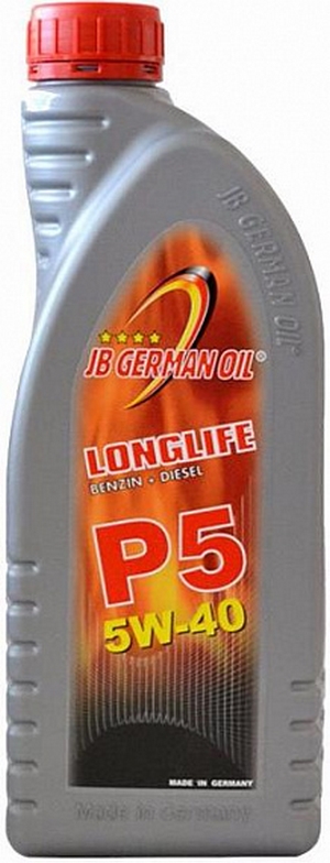 Объем 1л. JB GERMAN OIL Longlife P-5 SAE 5W-40 - 4027311001256 - Автомобильные жидкости, масла и антифризы - KarPar Артикул: 4027311001256. PATRIOT.