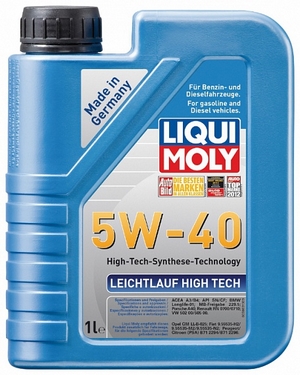 Объем 1л. LIQUI MOLY Leichtlauf High Tech 5W-40 - 8028 - Автомобильные жидкости. Розница и оптом, масла и антифризы - KarPar Артикул: 8028. PATRIOT.