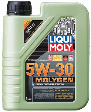 Объем 1л. LIQUI MOLY Molygen New Generation 5W-30 - 9041 - Автомобильные жидкости. Розница и оптом, масла и антифризы - KarPar Артикул: 9041. PATRIOT.