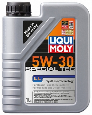 Объем 1л. LIQUI MOLY Special Tec LL 5W-30 - 8054 - Автомобильные жидкости. Розница и оптом, масла и антифризы - KarPar Артикул: 8054. PATRIOT.