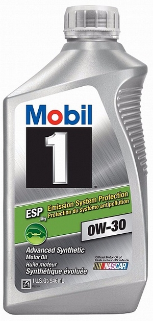 Объем 0,946л. MOBIL 1 ESP 0W-30 - 121218 - Автомобильные жидкости. Розница и оптом, масла и антифризы - KarPar Артикул: 121218. PATRIOT.