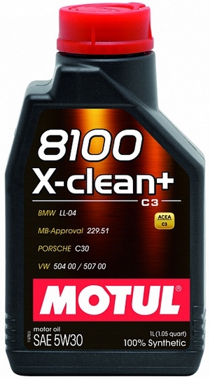 Объем 1л. MOTUL 8100 X-clean+ 5W-30 - 106376 - Автомобильные жидкости. Розница и оптом, масла и антифризы - KarPar Артикул: 106376. PATRIOT.