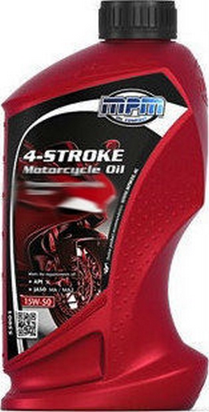 Объем 1л. MPM Oil 4-Stroke Motorcycle Oil 15W-50 - 52001B - Автомобильные жидкости. Розница и оптом, масла и антифризы - KarPar Артикул: 52001B. PATRIOT.