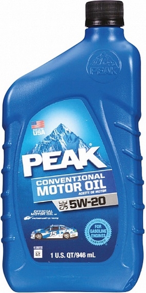 Объем 0,946л. PEAK Conventional Motor Oil 5W-20 - 7020001 - Автомобильные жидкости. Розница и оптом, масла и антифризы - KarPar Артикул: 7020001. PATRIOT.