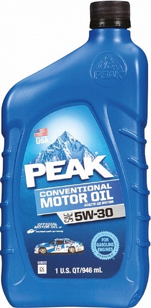 Объем 0,946л. PEAK Conventional Motor Oil 5W-30 - 7020004 - Автомобильные жидкости. Розница и оптом, масла и антифризы - KarPar Артикул: 7020004. PATRIOT.