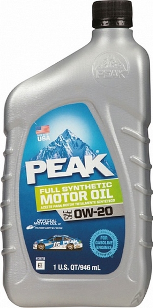 Объем 0,946л. PEAK Full Synthetic Motor Oil 0W-20 - 7020016 - Автомобильные жидкости. Розница и оптом, масла и антифризы - KarPar Артикул: 7020016. PATRIOT.