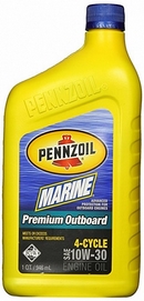Объем 0,946л. PENNZOIL Marine Premium Outboard 4-Cycle 10W-30 - 5063875