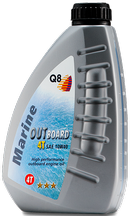 Объем 1л. Q8 Outboard 4T 10W-40 - 101181601754