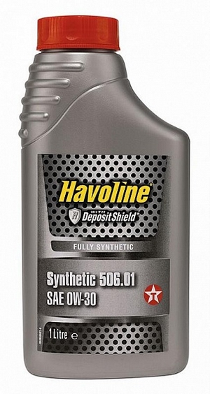 Объем 1л. TEXACO Havoline Synth 506.01 SAE 0W-30 - 840362NJE - Автомобильные жидкости. Розница и оптом, масла и антифризы - KarPar Артикул: 840362NJE. PATRIOT.
