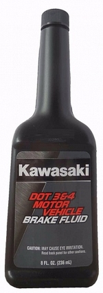 Тормозная жидкость KAWASAKI DOT 3&4 Motor Vehicle Brake Fluid - K61081-002A Объем 0,236л.
