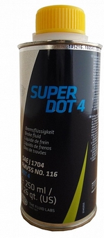 Тормозная жидкость PENTOSIN Super DOT 4 Bremsflussigkeit - 1204122 Объем 0,25л.
