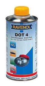 Тормозная жидкость RAVENOL DOT-4 - 1350601-250-05-000 Объем 0,25л.