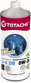 Объем 1л. TOTACHI  Premium Economy Diesel Fully Synthetic CJ-4/SM 0W-30 - 4562374690783