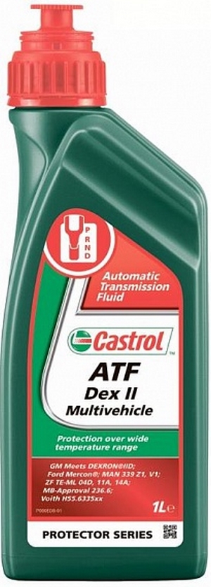 Объем 1л. Трансмиссионное масло CASTROL ATF Dex II Multivehicle - 157F42 - Автомобильные жидкости. Розница и оптом, масла и антифризы - KarPar Артикул: 157F42. PATRIOT.