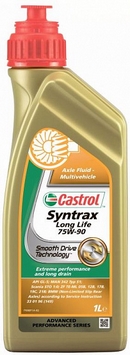 Объем 1л. Трансмиссионное масло CASTROL Syntrax Longlife 75W-90 - 154F0A