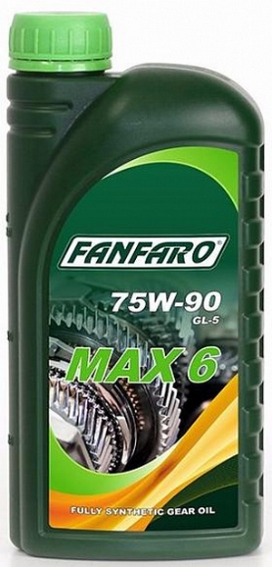 Объем 1л. Трансмиссионное масло FANFARO Max 6 SAE 75W-90 - 16860 - Автомобильные жидкости. Розница и оптом, масла и антифризы - KarPar Артикул: 16860. PATRIOT.