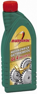 Объем 1л. Трансмиссионное масло  JB GERMAN OIL MEHRZWECKGETRIEBEOEL GL4 SAE 75W-90 - 4027311000563