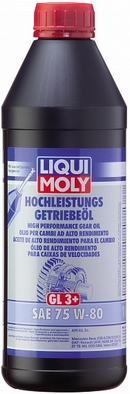 Объем 1л. Трансмиссионное масло LIQUI MOLY Hochleistungs-Getriebeoil 75W-80 - 7584