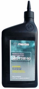 Объем 0,946л. Трансмиссионное масло MAZDA Premium Front Axle Lubricant 75W-90 - 0000-77-5W90-QT
