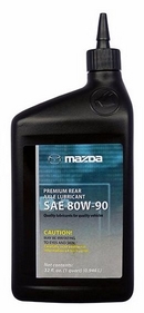 Объем 0,946л. Трансмиссионное масло MAZDA Premium Rear Axle Lubricant 80W-90 - 0000-77-80W9-QT