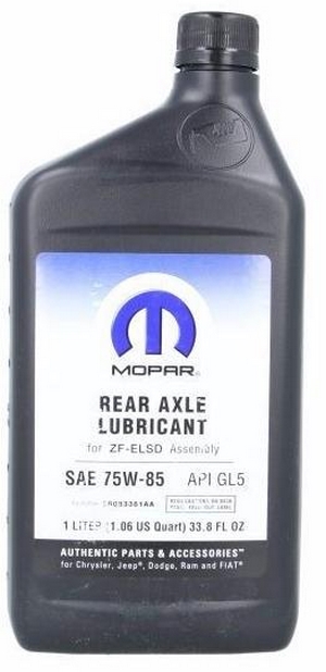Объем 0,946л. Трансмиссионное масло MOPAR Rear Axle Lubricant 75W-85 - 68083381AA - Автомобильные жидкости. Розница и оптом, масла и антифризы - KarPar Артикул: 68083381AA. PATRIOT.