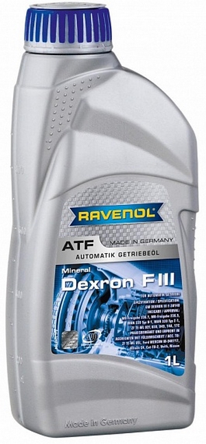Объем 1л. Трансмиссионное масло RAVENOL ATF Dexron F III new - 1213104-001-01-999 - Автомобильные жидкости, масла и антифризы - KarPar Артикул: 1213104-001-01-999. PATRIOT.