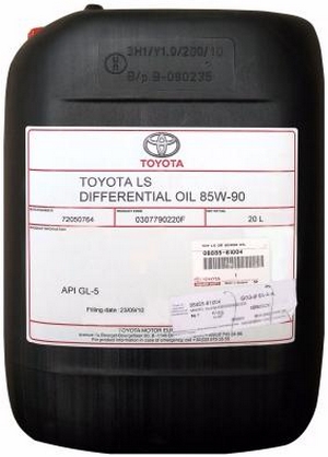 Объем 20л. Трансмиссионное масло TOYOTA LS Differential Oil 85W-90 GL-4/5 - 08885-81004 - Автомобильные жидкости. Розница и оптом, масла и антифризы - KarPar Артикул: 08885-81004. PATRIOT.