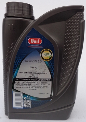 Объем 1л. Трансмиссионное масло UNIL Gerion LD 75W-80 - 9460 - Автомобильные жидкости. Розница и оптом, масла и антифризы - KarPar Артикул: 9460. PATRIOT.