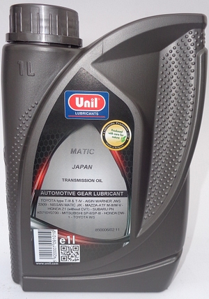 Объем 1л. Трансмиссионное масло UNIL Matic Japan - 9143 - Автомобильные жидкости. Розница и оптом, масла и антифризы - KarPar Артикул: 9143. PATRIOT.