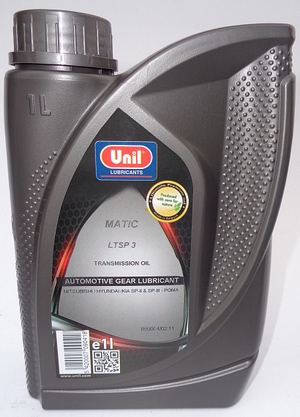Объем 1л. Трансмиссионное масло UNIL Matic LTSP 3 - 9151 - Автомобильные жидкости. Розница и оптом, масла и антифризы - KarPar Артикул: 9151. PATRIOT.