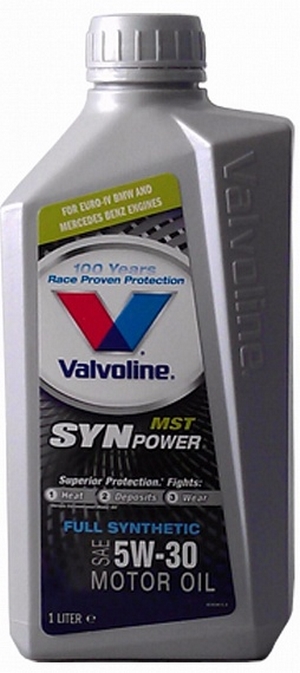 Объем 1л. VALVOLINE SynPower MST 5W-30 C3 - 872596 - Автомобильные жидкости. Розница и оптом, масла и антифризы - KarPar Артикул: 872596. PATRIOT.