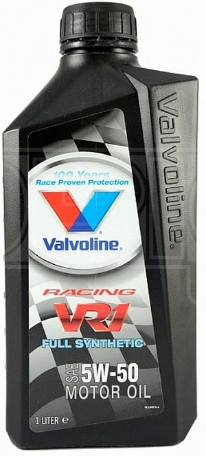Объем 1л. VALVOLINE VR1 Racing 5W-50 - 873433 - Автомобильные жидкости. Розница и оптом, масла и антифризы - KarPar Артикул: 873433. PATRIOT.