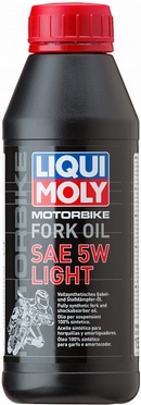 Объем 0,5л. Вилочное масло LIQUI MOLY Motorbike Fork Oil Light 5W - 7598