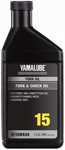 Объем 0,473л. Вилочное масло YAMAHA Yamalube Fork Oil 15W - ACCFORKF0015