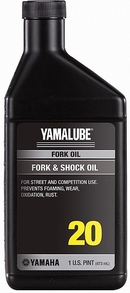 Объем 0,473л. Вилочное масло YAMAHA Yamalube Fork Oil 20 - ACCFORKF0020